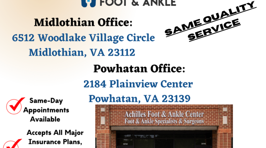 New locations in Midlothian and Powhatan, Virginia