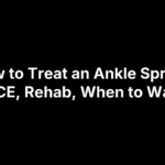 How to Treat an Ankle Sprain: RICE, Rehab, When to Walk